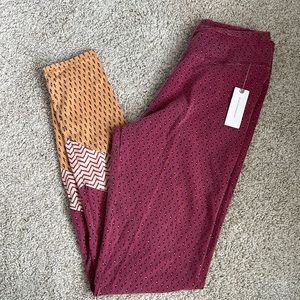 NWT patterned Anthro leggings
